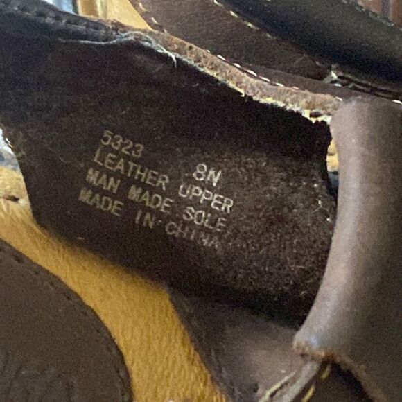 MINNETONKA LEATHER UPPER SHOES SIZE 8N main image 7